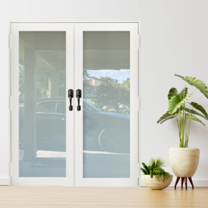Custom Double Door Design White